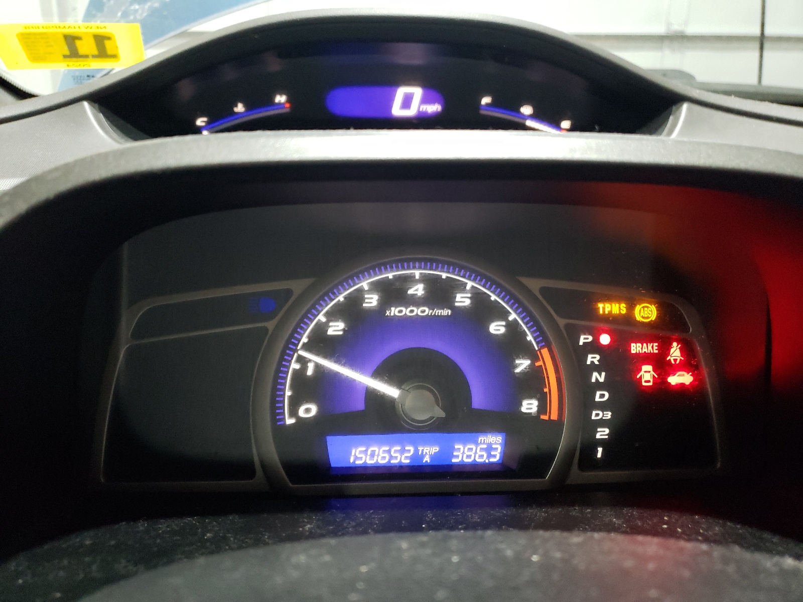 2HGFA16588H536168 2008 Honda Civic Lx