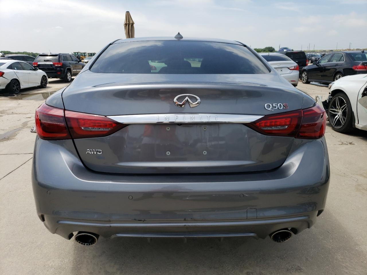 2020 Infiniti Q50 Red Sport 400 VIN: JN1FV7AR8LM660546 Lot: 57533444