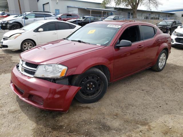  DODGE AVENGER 2014 Бургунді