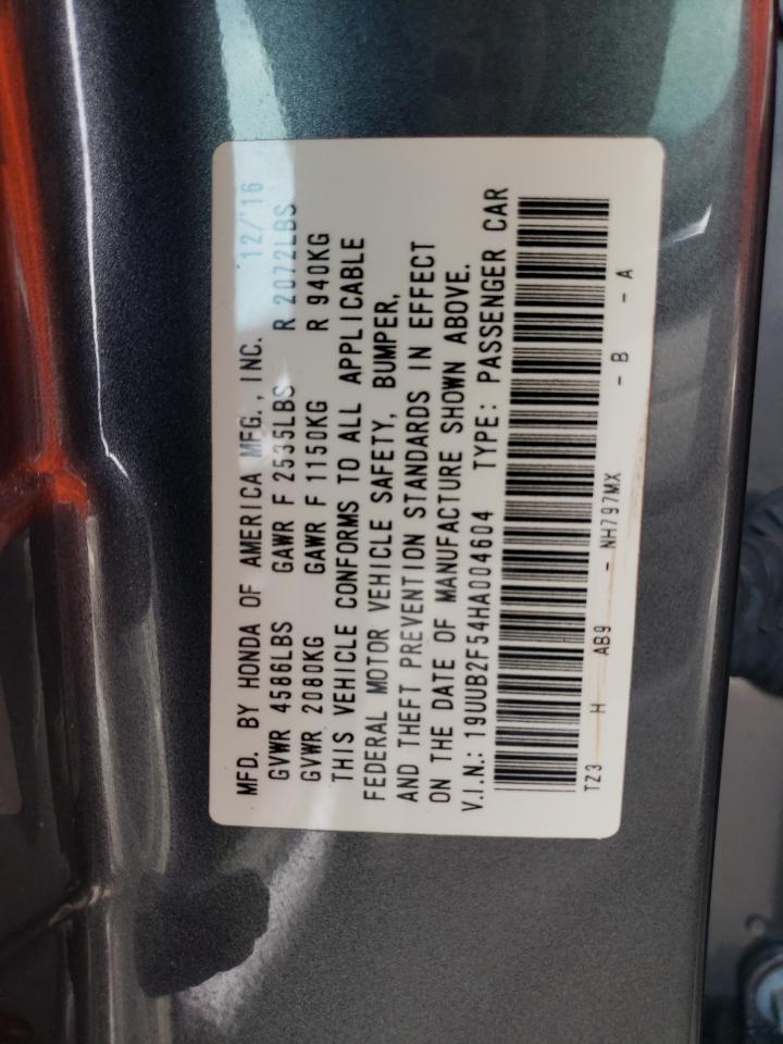 19UUB2F54HA004604 2017 Acura Tlx Tech