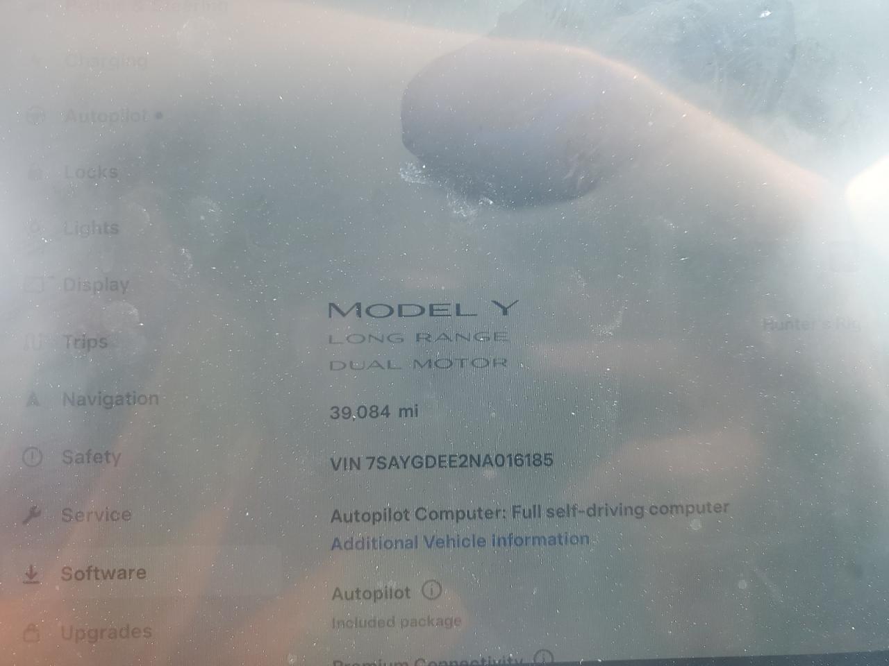 2022 Tesla Model Y VIN: 7SAYGDEE2NA016185 Lot: 57396904