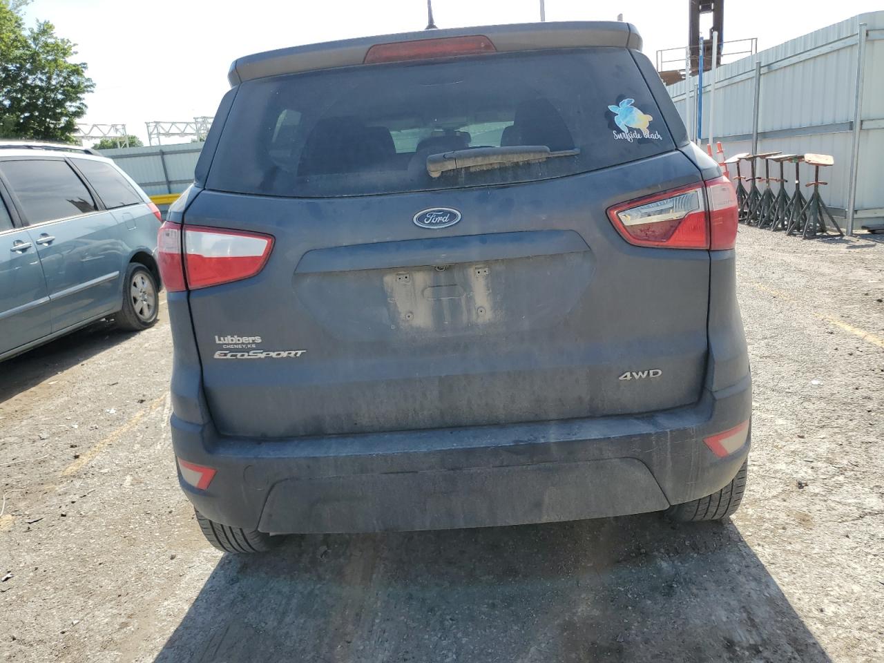 2022 Ford Ecosport S VIN: MAJ6S3FL3NC465259 Lot: 58871684