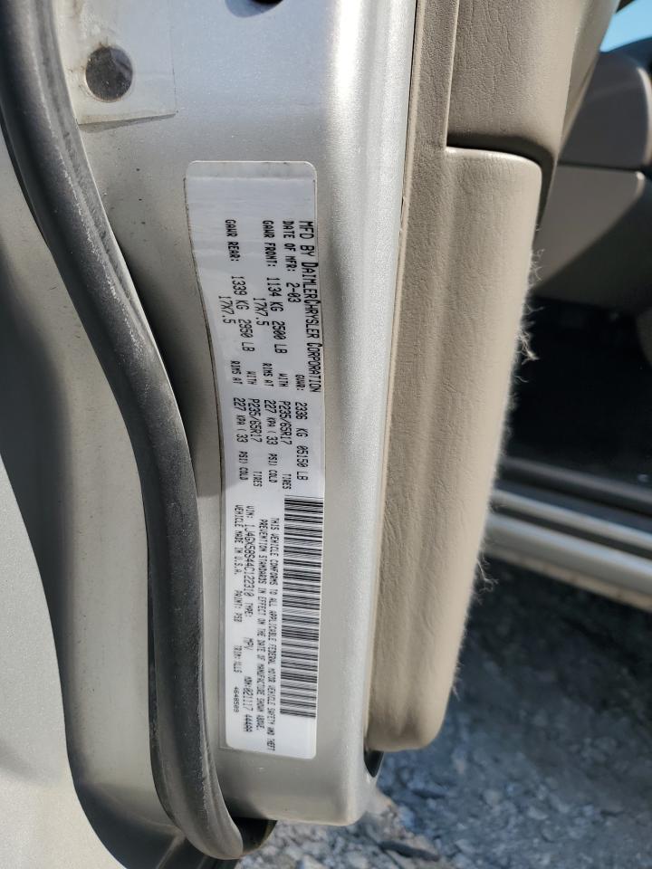 2004 Jeep Grand Cherokee Limited VIN: 1J4GX58S44C122310 Lot: 59204004