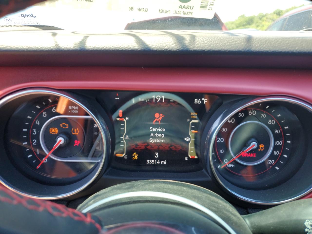 2021 Jeep Wrangler Unlimited Rubicon VIN: 1C4HJXFG6MW588521 Lot: 54040044