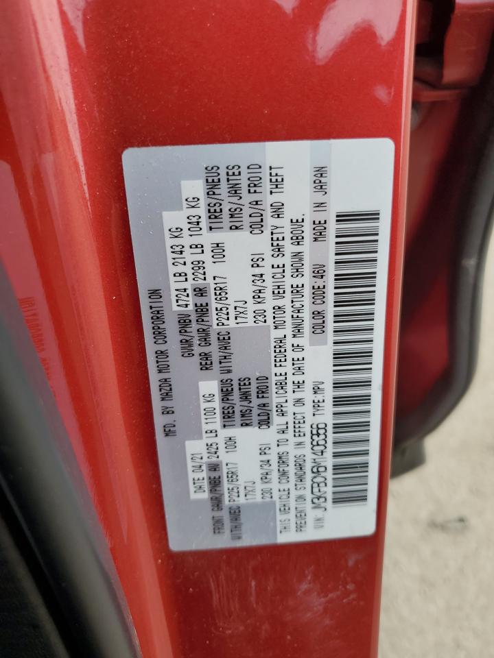 2021 Mazda Cx-5 Touring VIN: JM3KFBCM6M1406356 Lot: 60460984