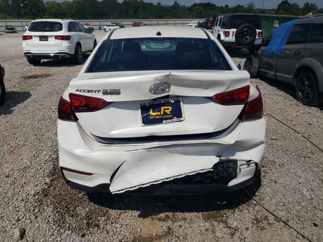 2022 Hyundai Accent Se VIN: 3KPC24A61NE167452 Lot: 60143694