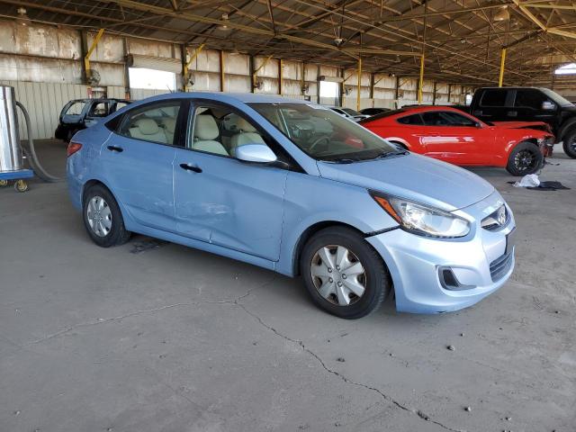  HYUNDAI ACCENT 2012 Бирюзовый