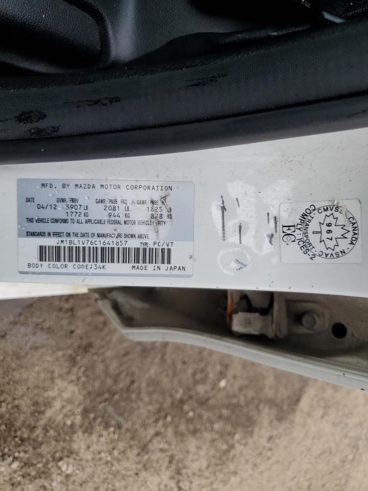 2012 Mazda 3 I VIN: JM1BL1V76C1641857 Lot: 60971014