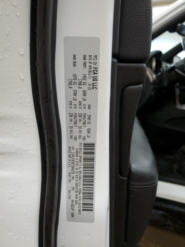 2015 Jeep Grand Cherokee Laredo VIN: 1C4RJFAG9FC806378 Lot: 59761734