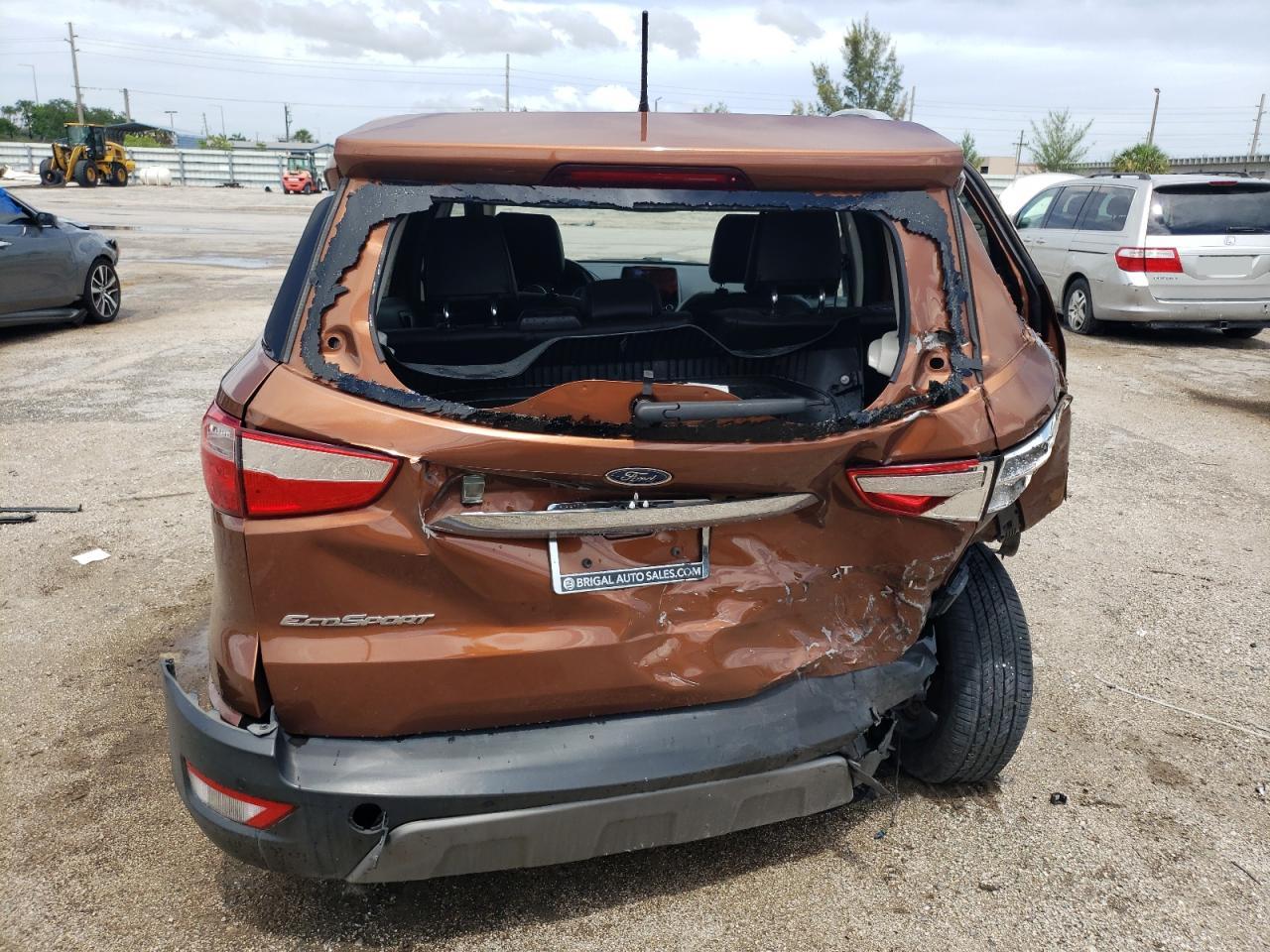 2020 Ford Ecosport Titanium VIN: MAJ6S3KL5LC366221 Lot: 58382114