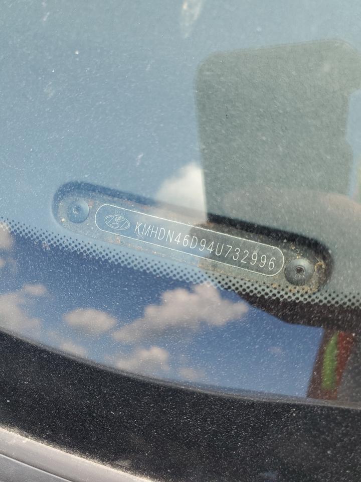 2004 Hyundai Elantra Gls VIN: KMHDN46D94U732996 Lot: 59748974