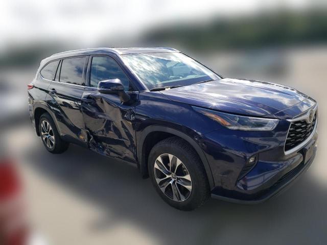  TOYOTA HIGHLANDER 2021 Синий