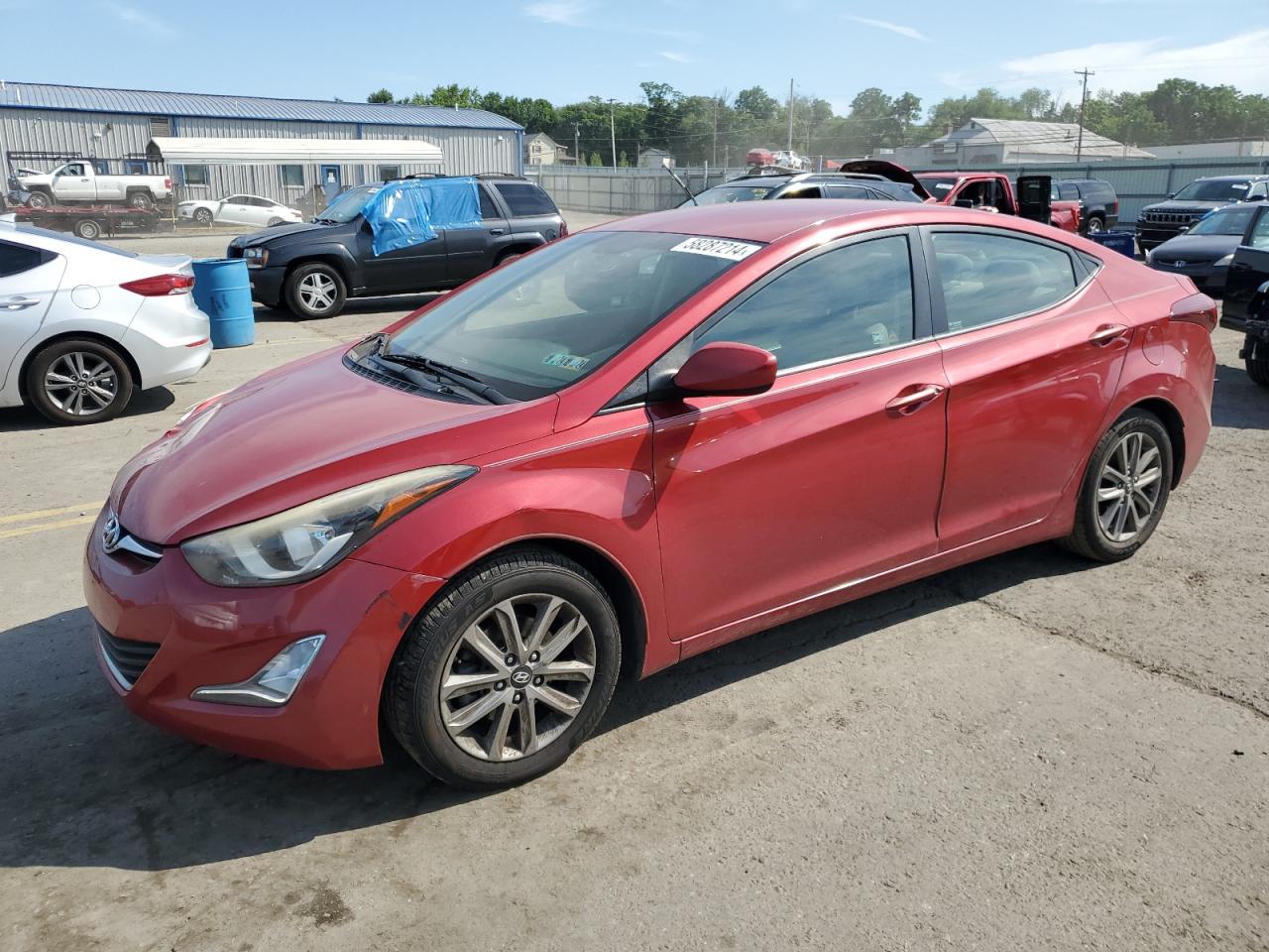 2014 Hyundai Elantra Se VIN: KMHDH4AE2EU049546 Lot: 58287214