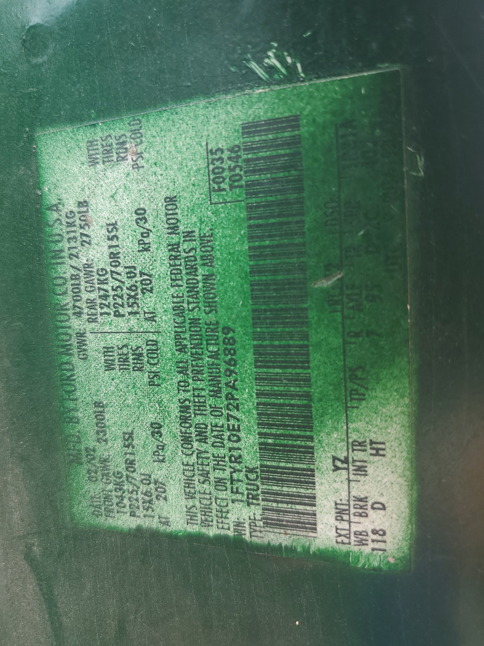 1FTYR10E72PA96889 2002 Ford Ranger