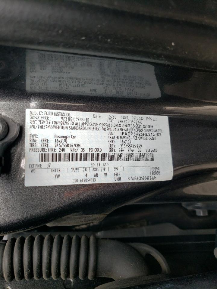 1FADP3K25HL212163 2017 FORD FOCUS - Image 14