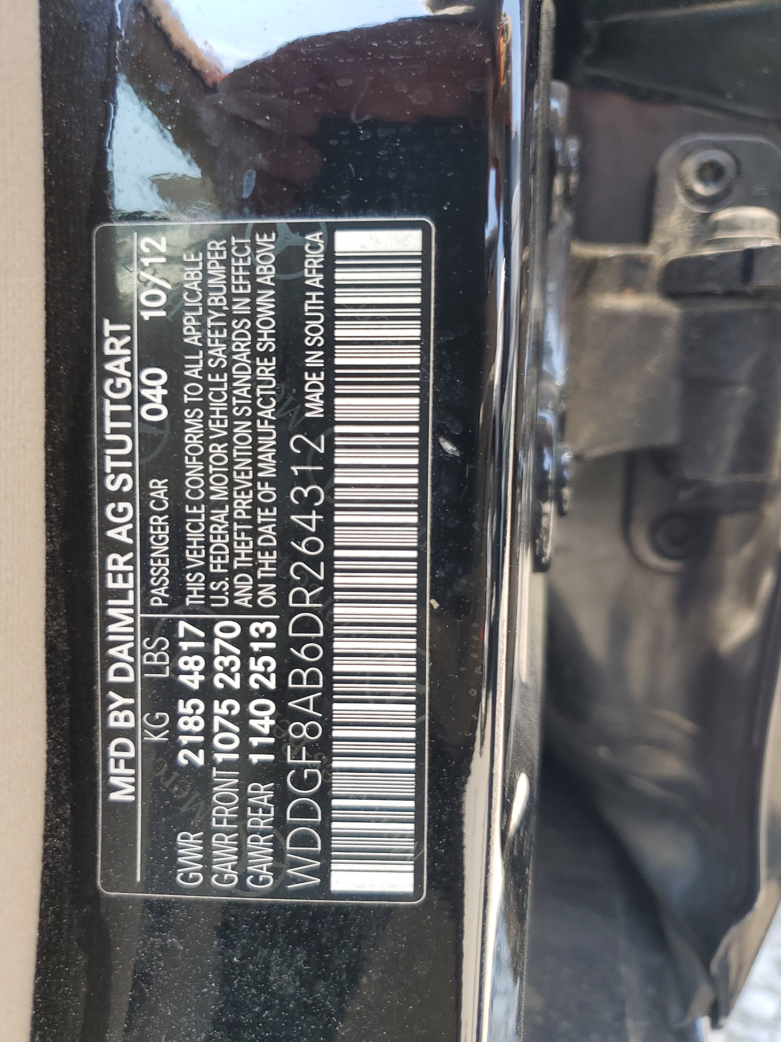 WDDGF8AB6DR264312 2013 Mercedes-Benz C 300 4Matic