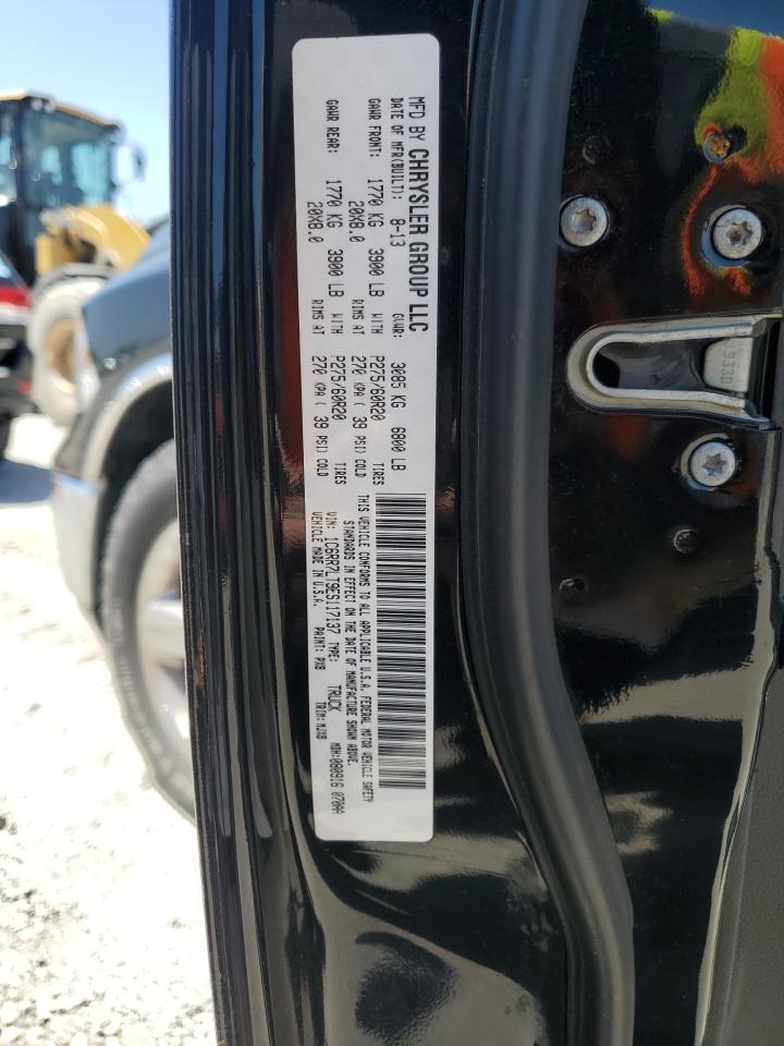 2014 Ram 1500 Slt VIN: 1C6RR7LT9ES117137 Lot: 57729644