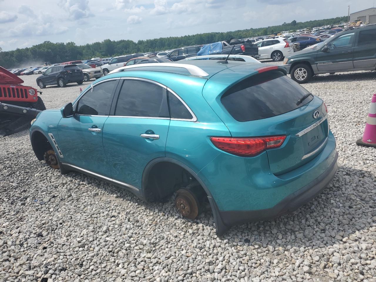 2010 Infiniti Fx35 VIN: JN8AS1MU2AM801982 Lot: 61017534