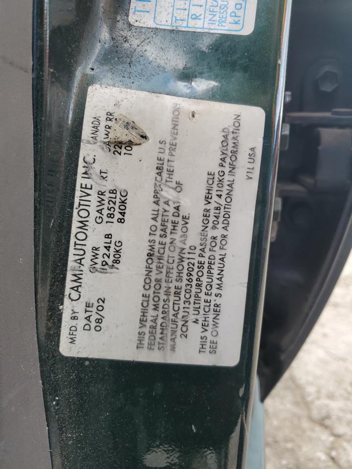 2003 Chevrolet Tracker VIN: 2CNBJ13C036902110 Lot: 60328004