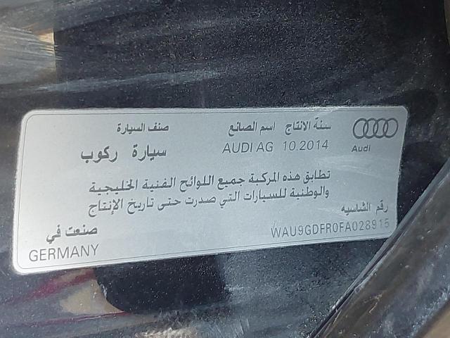 WAU9GDFR0FA028915 - 2015 AUDI A5 - #59806564