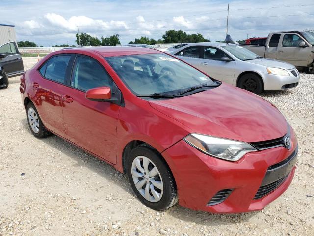  TOYOTA COROLLA 2016 Czerwony