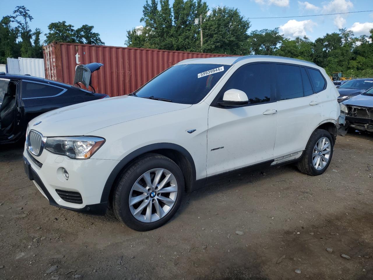 VIN 5UXWX9C37H0T24749 2017 BMW X3 no.1