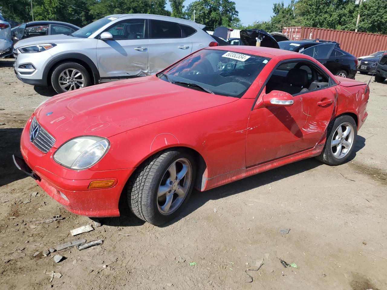 2003 Mercedes-Benz Slk 320 VIN: WDBKK65F23F287943 Lot: 60352334