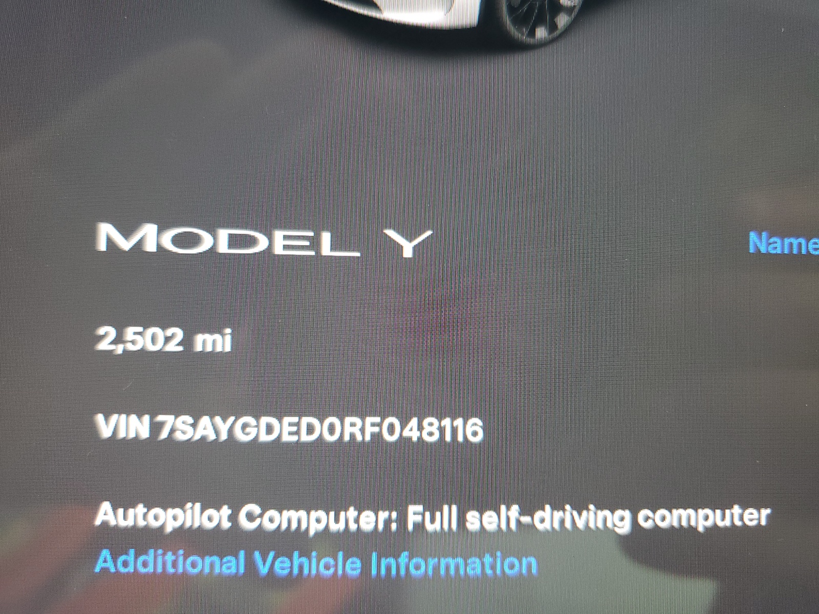 7SAYGDED0RF048116 2024 Tesla Model Y