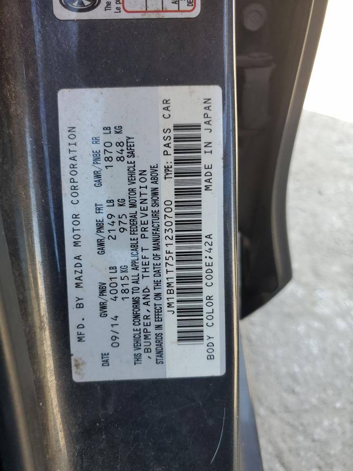 2015 Mazda 3 Sv VIN: JM1BM1T75F1230700 Lot: 58467724