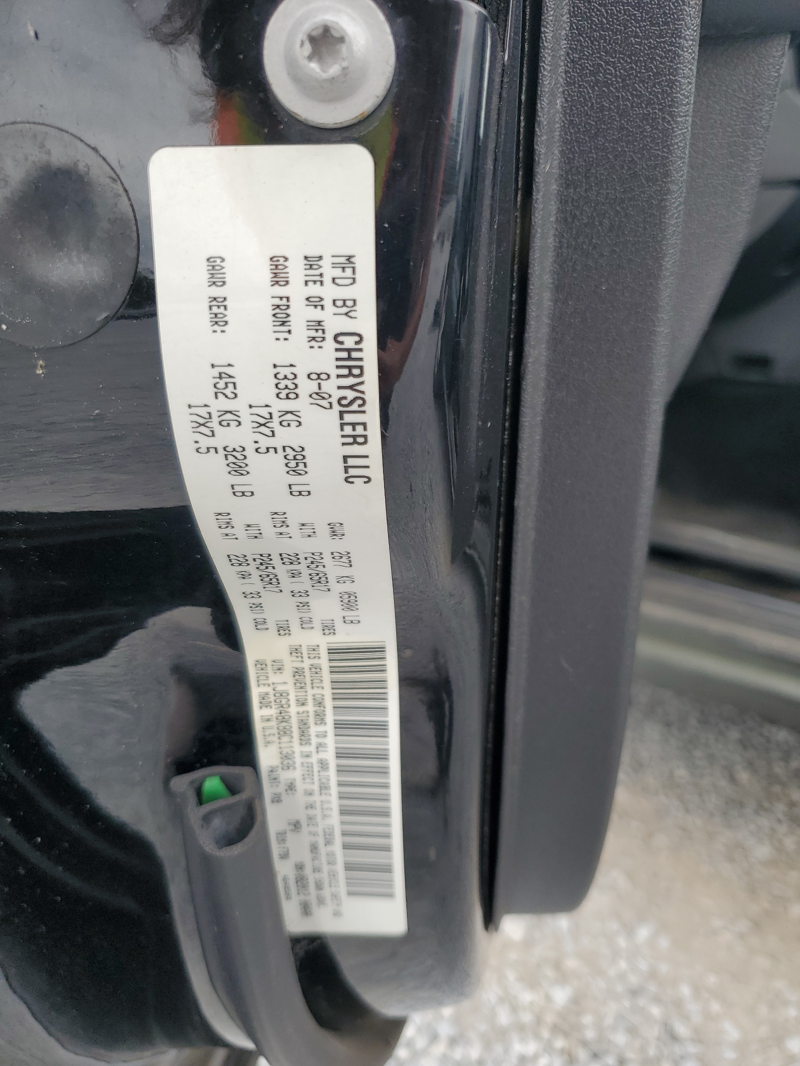 1J8GR48K88C113036 2008 Jeep Grand Cherokee Laredo