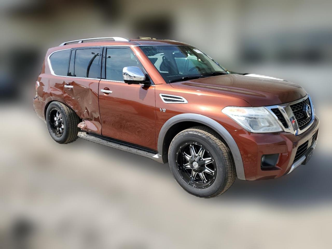 2017 Nissan Armada Platinum VIN: JN8AY2NF0H9701615 Lot: 57714234