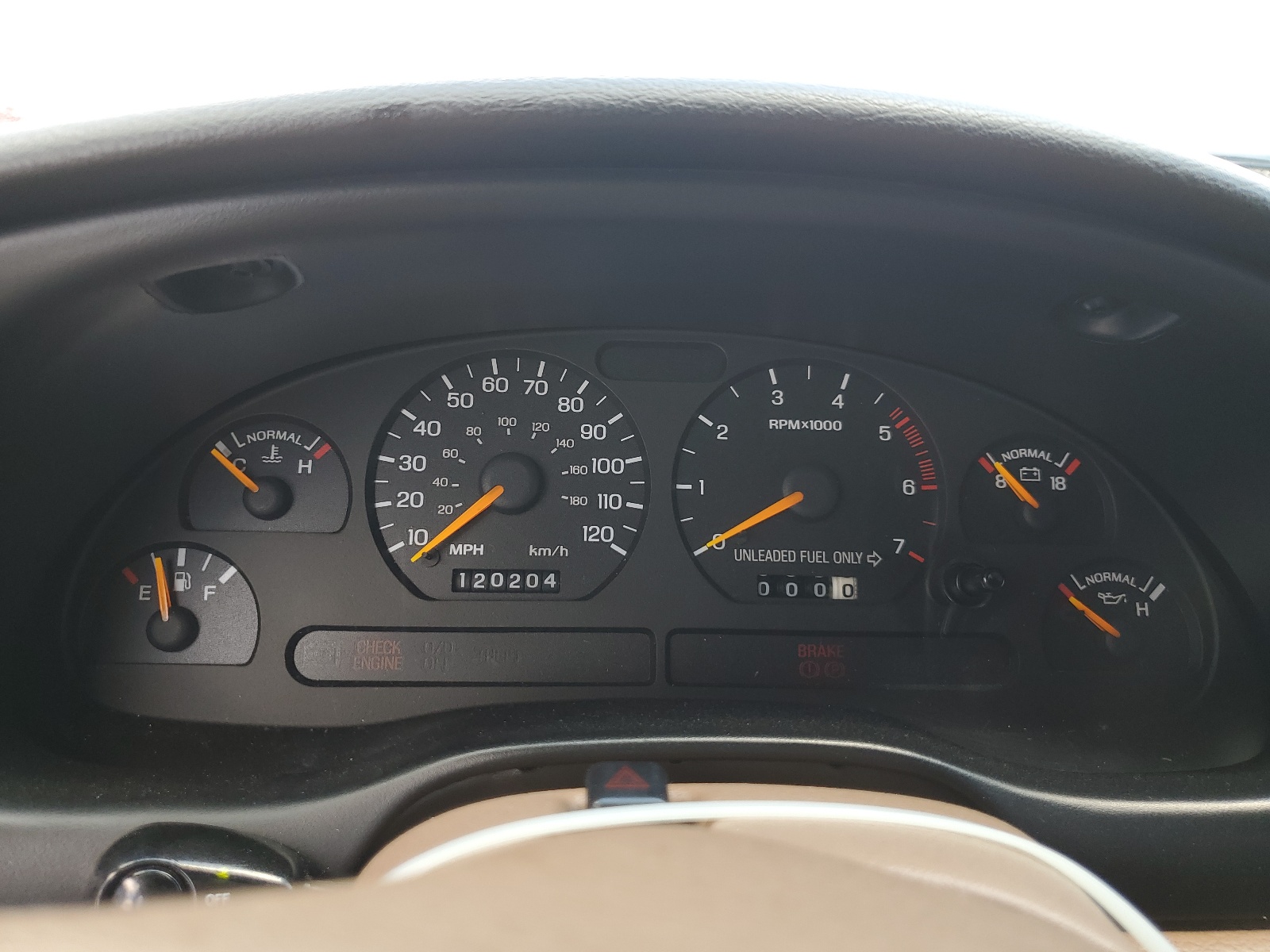 1FALP4049VF130324 1997 Ford Mustang