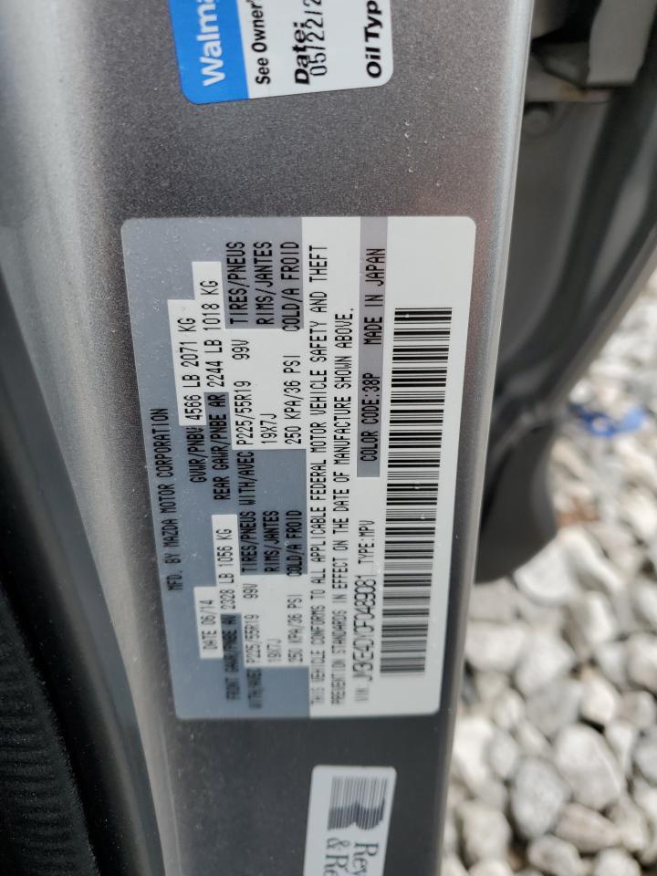 2015 Mazda Cx-5 Gt VIN: JM3KE4DY0F0489081 Lot: 60209824