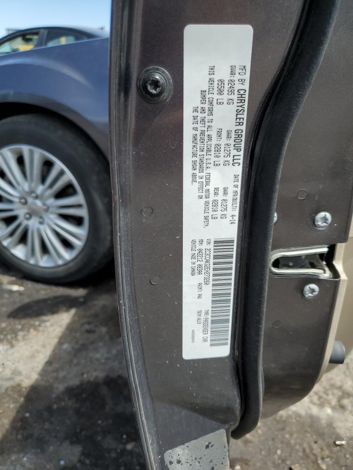 2014 Chrysler 300C VIN: 2C3CCAKG2EH273260 Lot: 60474874