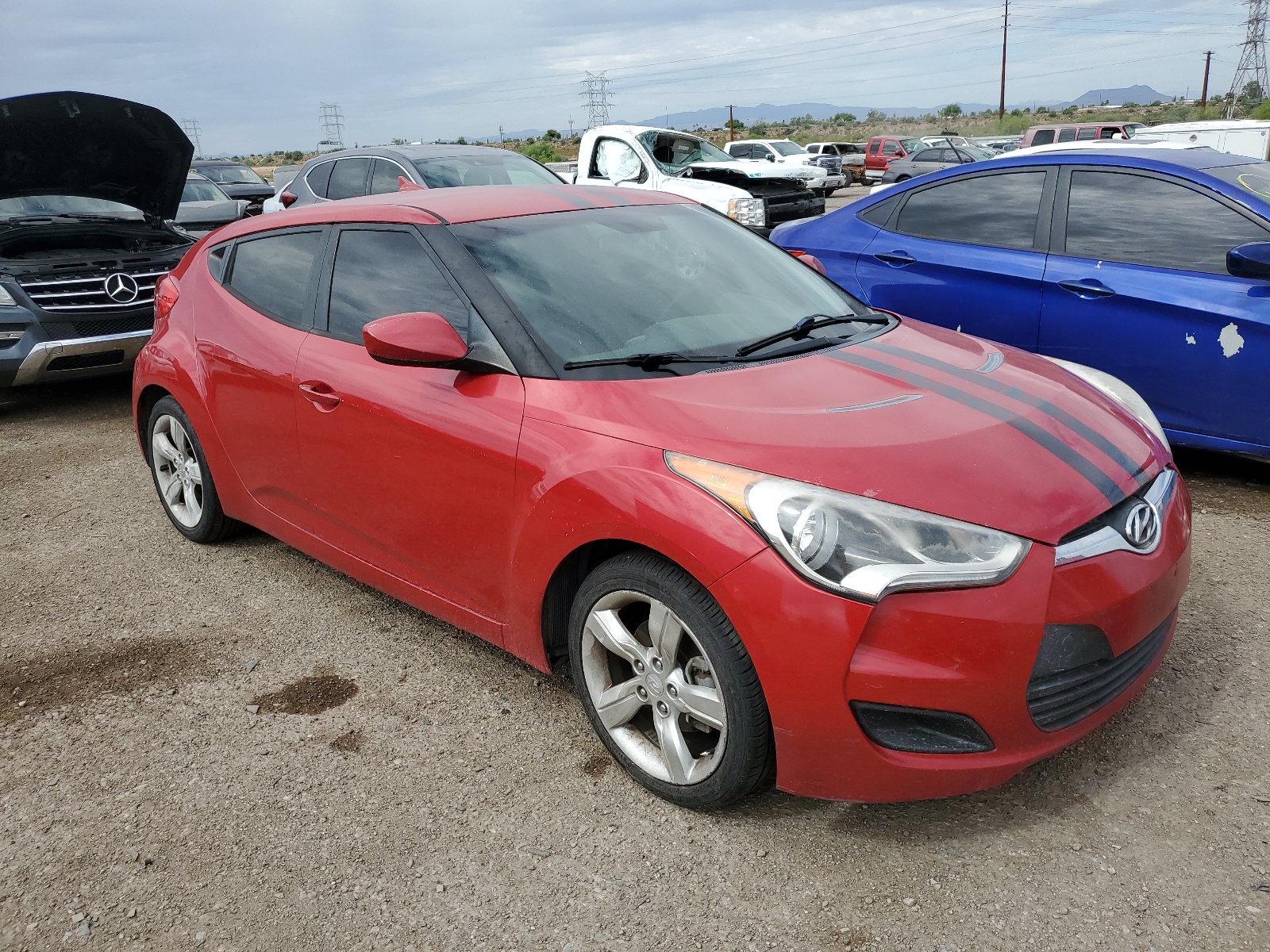 2014 Hyundai Veloster vin: KMHTC6AD9EU210455