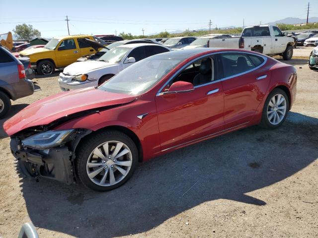  TESLA MODEL S 2017 Красный