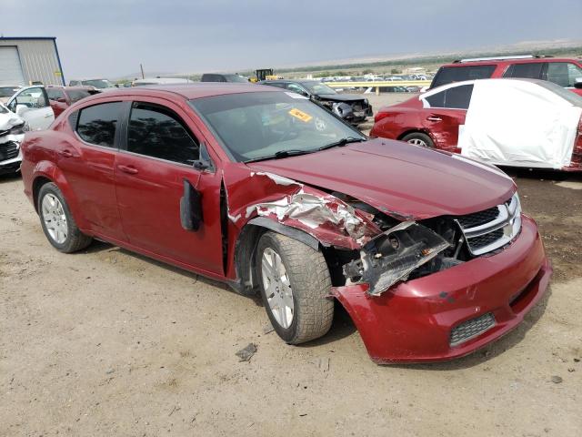  DODGE AVENGER 2014 Бургунді