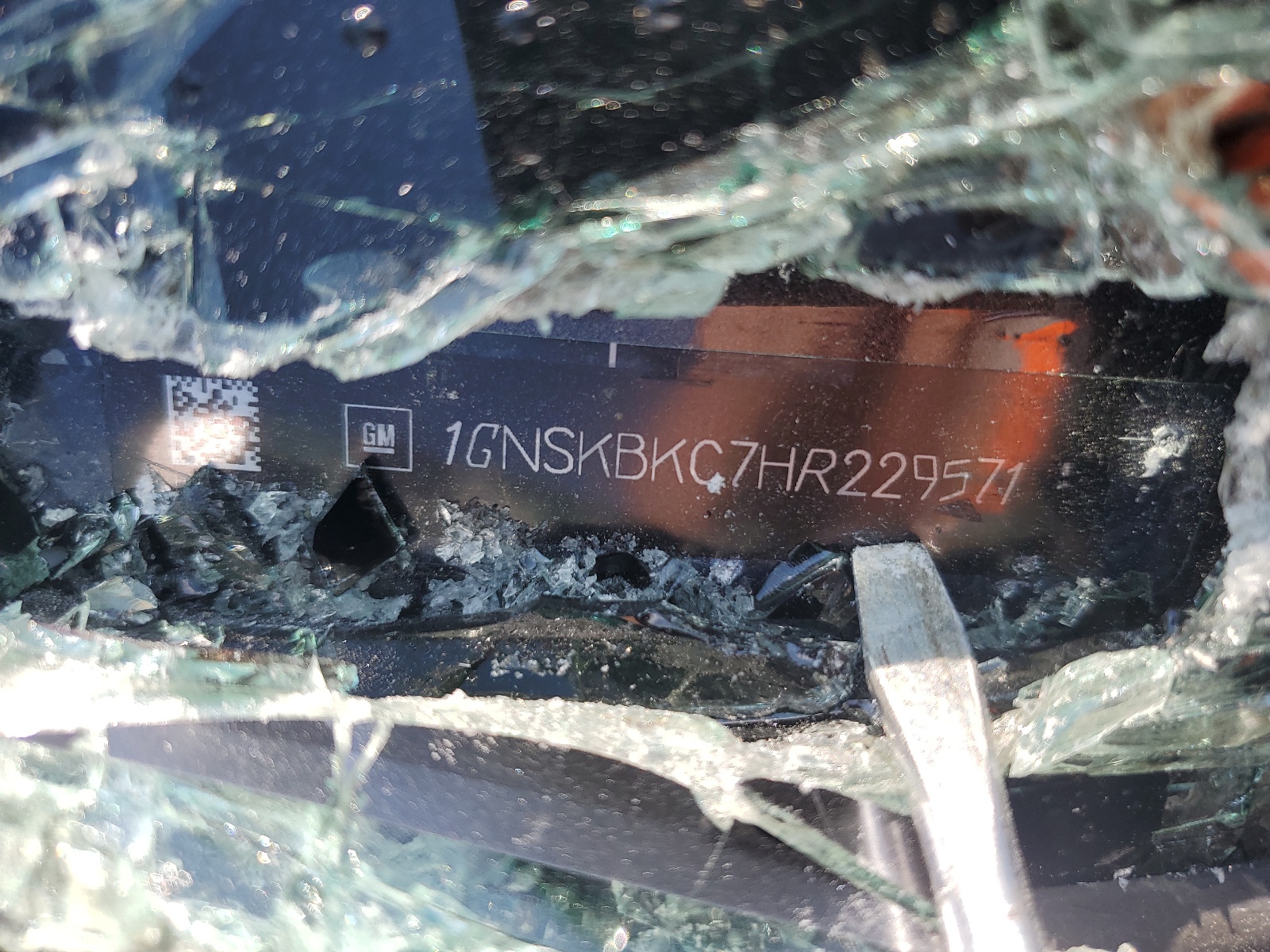 1GNSKBKC7HR229571 2017 Chevrolet Tahoe K1500 Lt