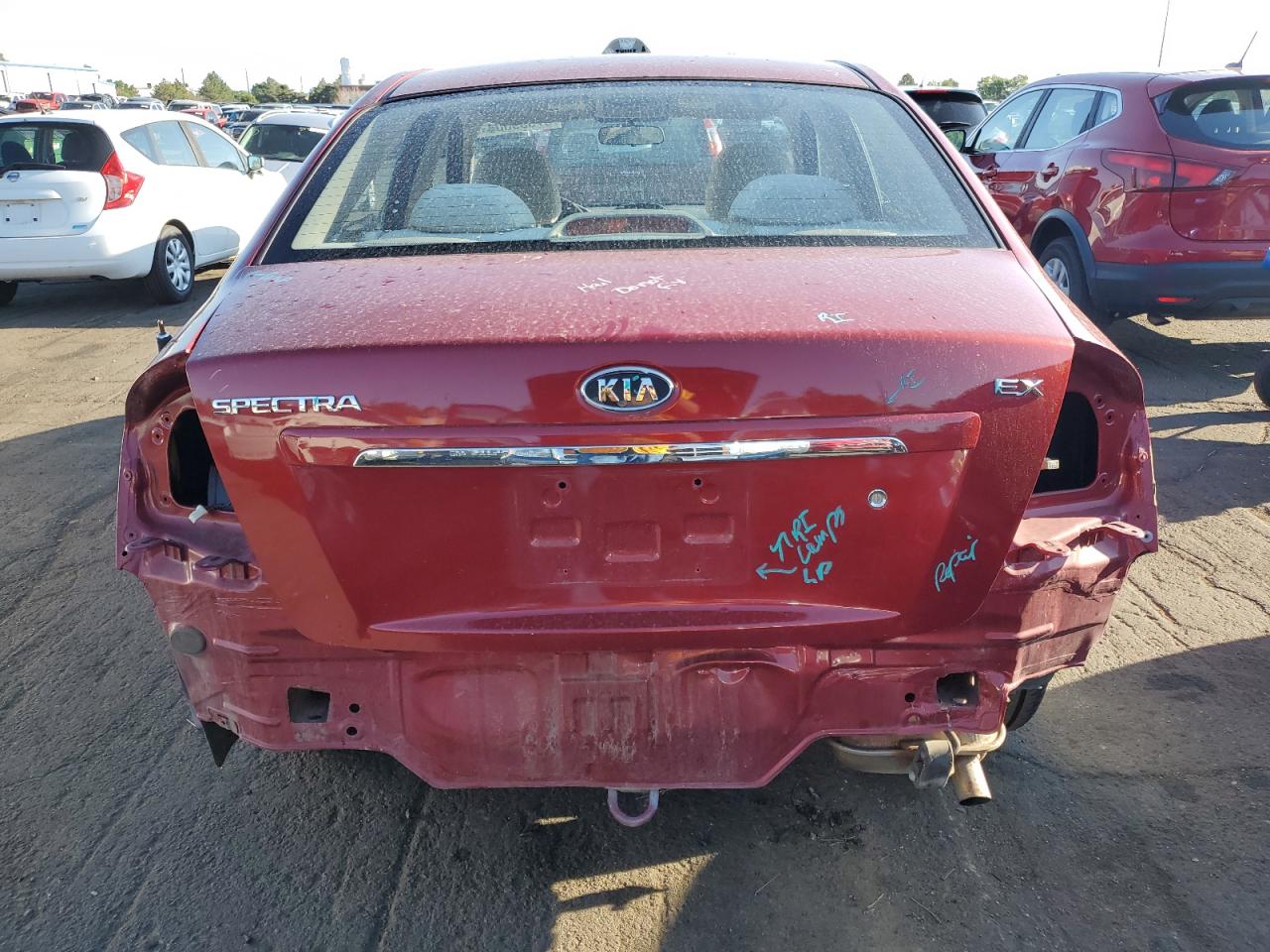 2009 Kia Spectra Ex VIN: KNAFE221495626743 Lot: 57539004