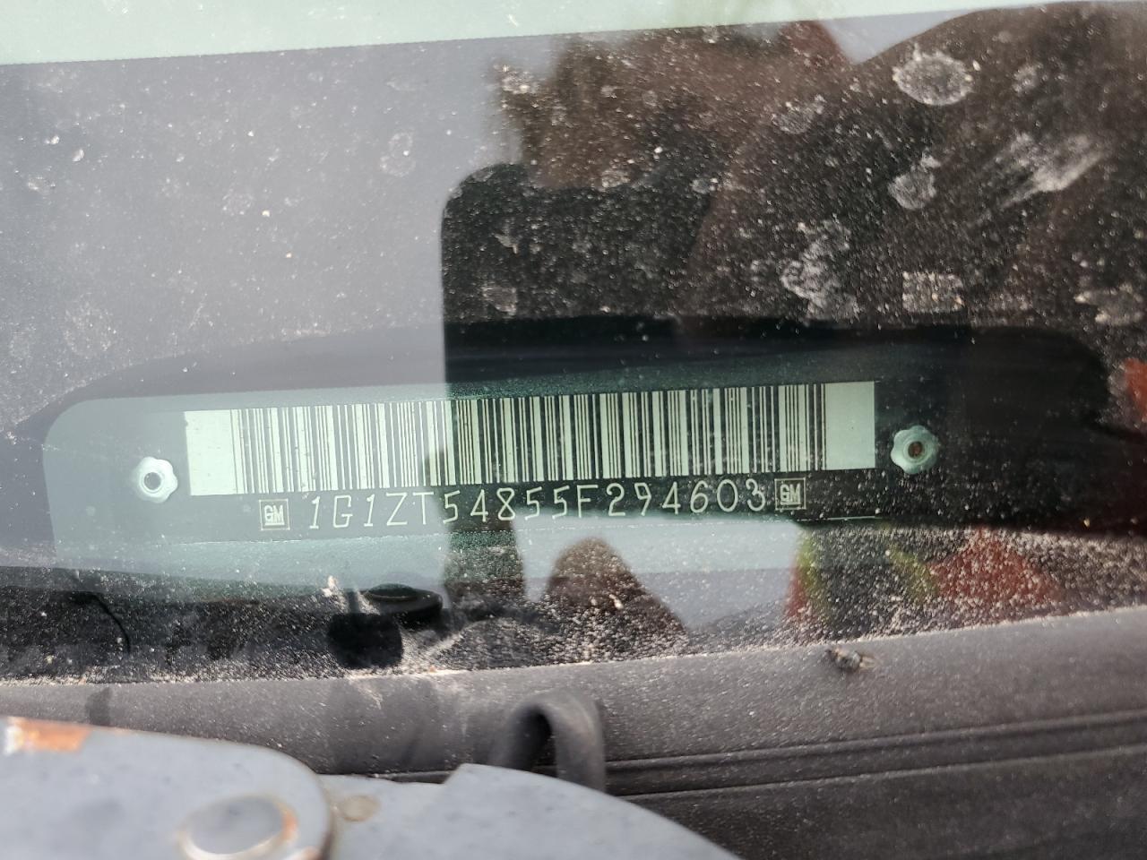 2005 Chevrolet Malibu Ls VIN: 1G1ZT54855F294603 Lot: 59326724