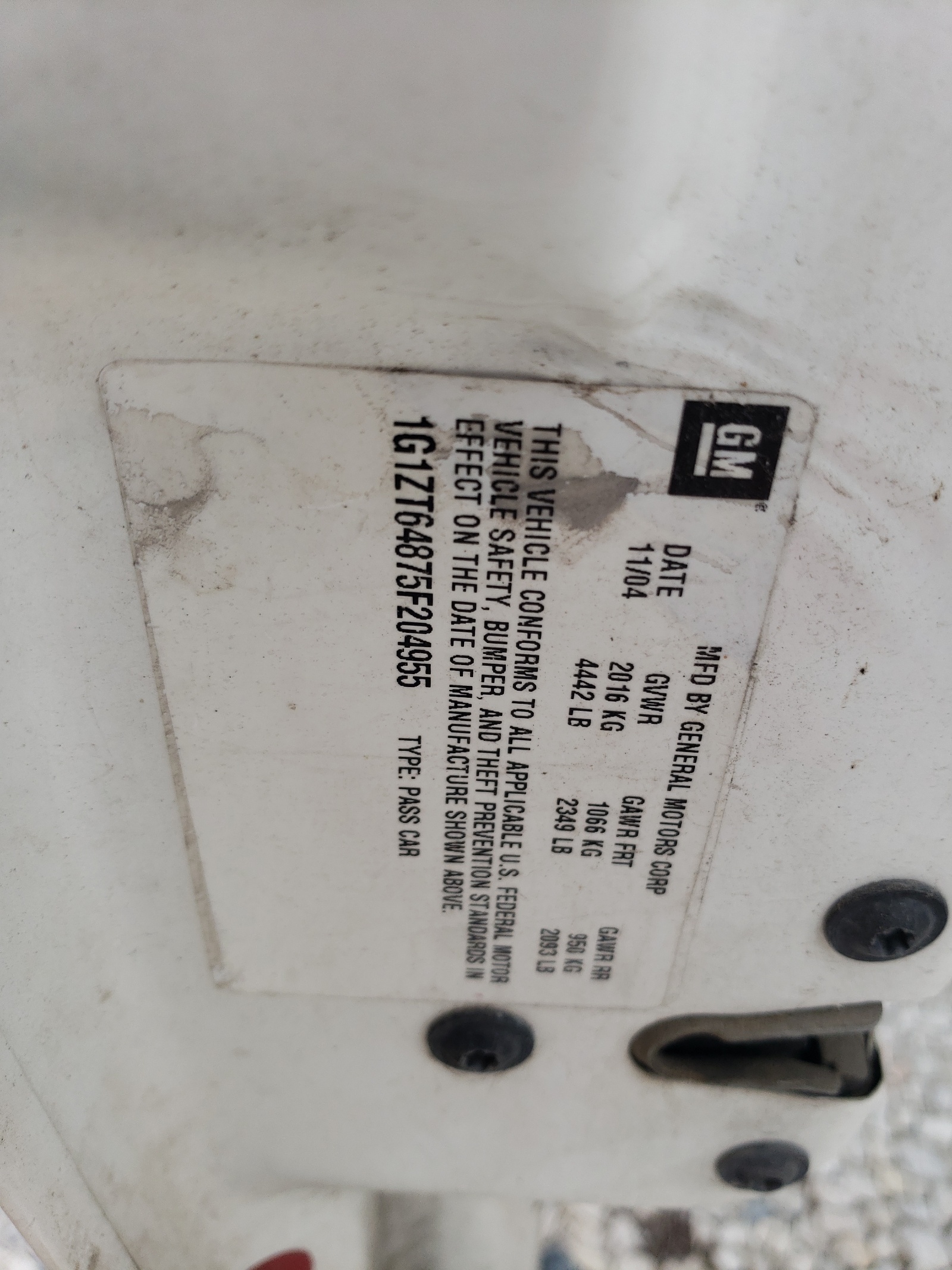 1G1ZT64875F204955 2005 Chevrolet Malibu Maxx Ls