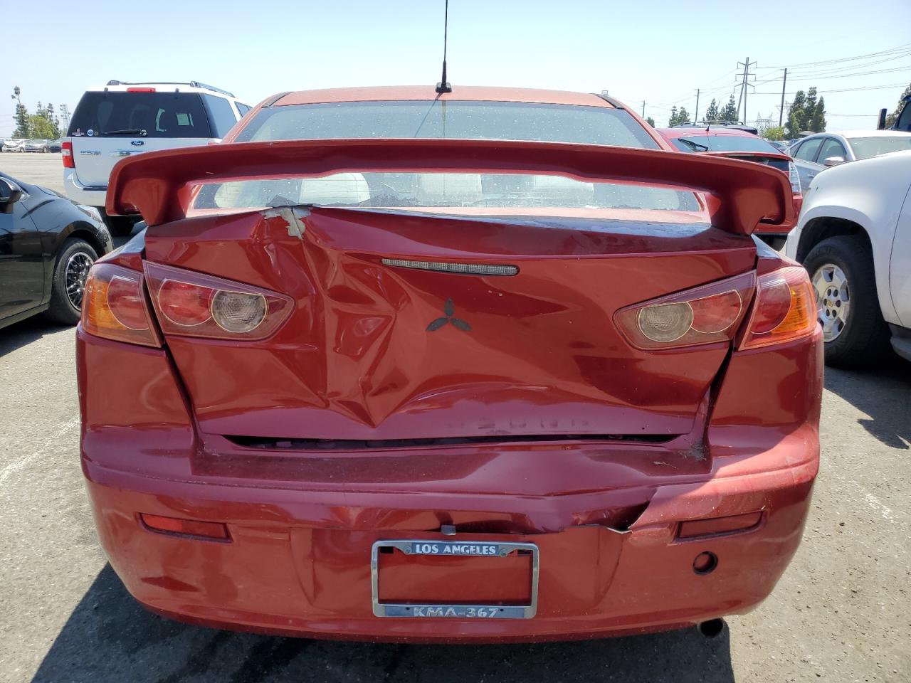 2008 Mitsubishi Lancer Es VIN: JA3AU26U88U009501 Lot: 58316614