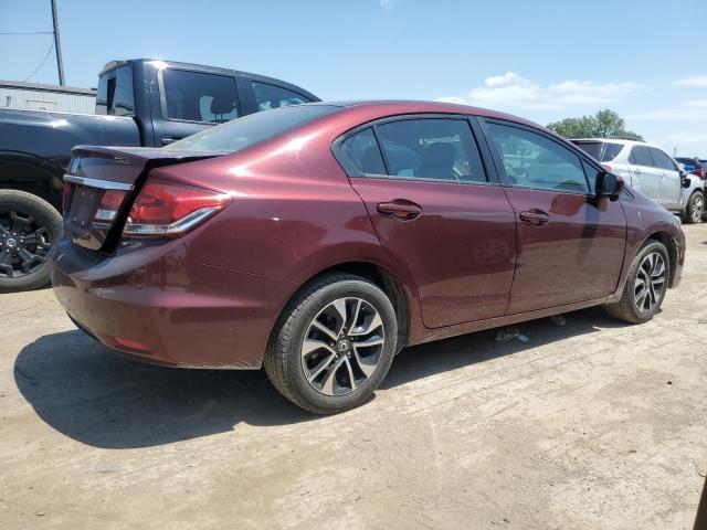 Sedans HONDA CIVIC 2014 Burgundy