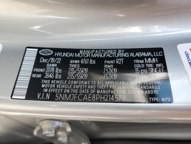 2023 HYUNDAI TUCSON SEL 5NMJFCAE8PH214579  59476424