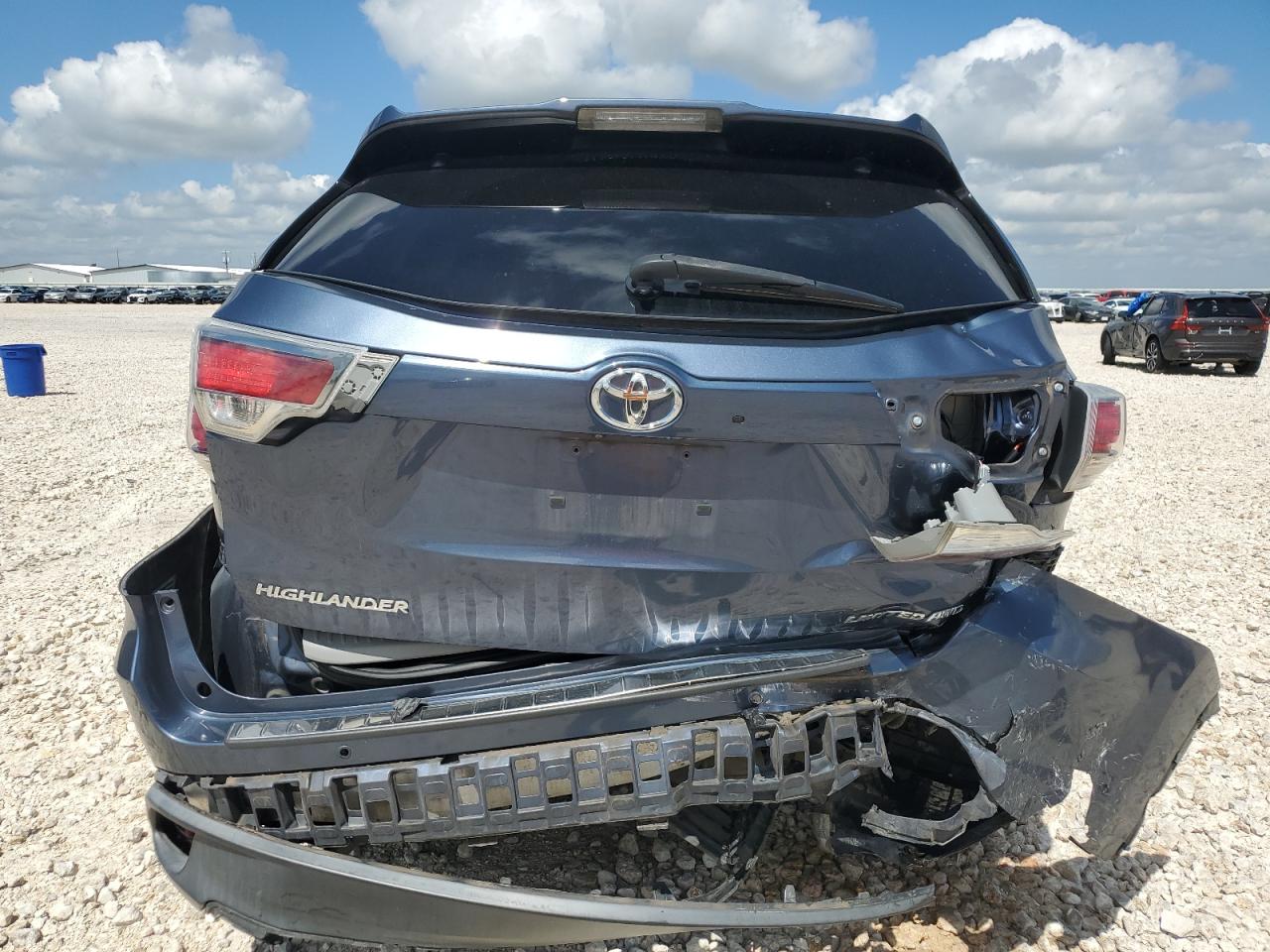 2015 Toyota Highlander Limited VIN: 5TDDKRFH3FS216413 Lot: 60329104