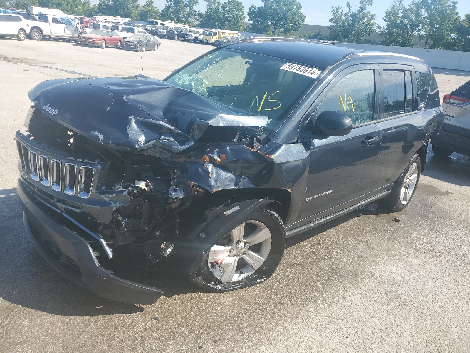 2014 Jeep Compass Sport vin: 1C4NJDBB6ED892246