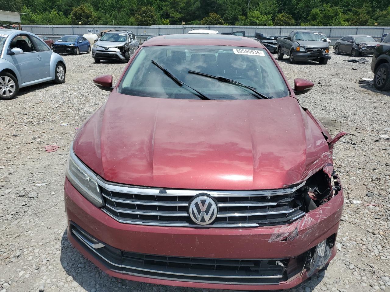 2017 Volkswagen Passat Se VIN: 1VWBT7A31HC045408 Lot: 60595634