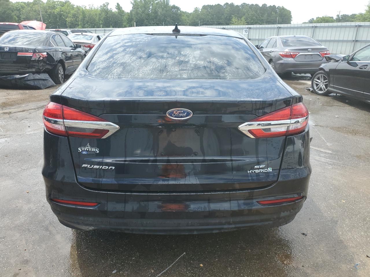 2019 Ford Fusion Se VIN: 3FA6P0LU0KR181761 Lot: 57060634