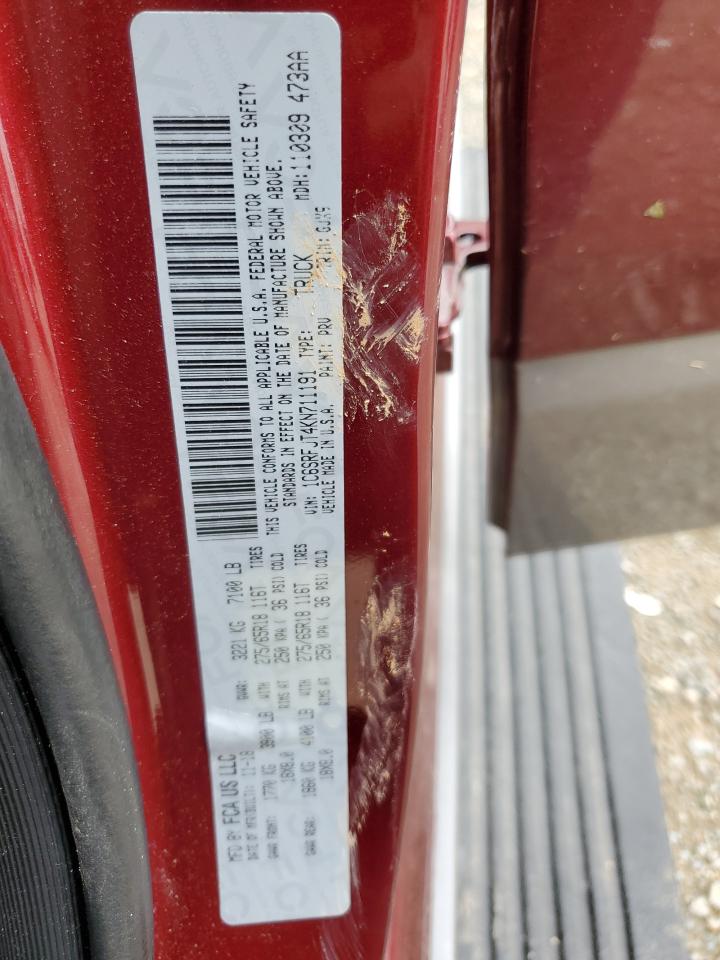 1C6SRFJT4KN711191 2019 Ram 1500 Laramie