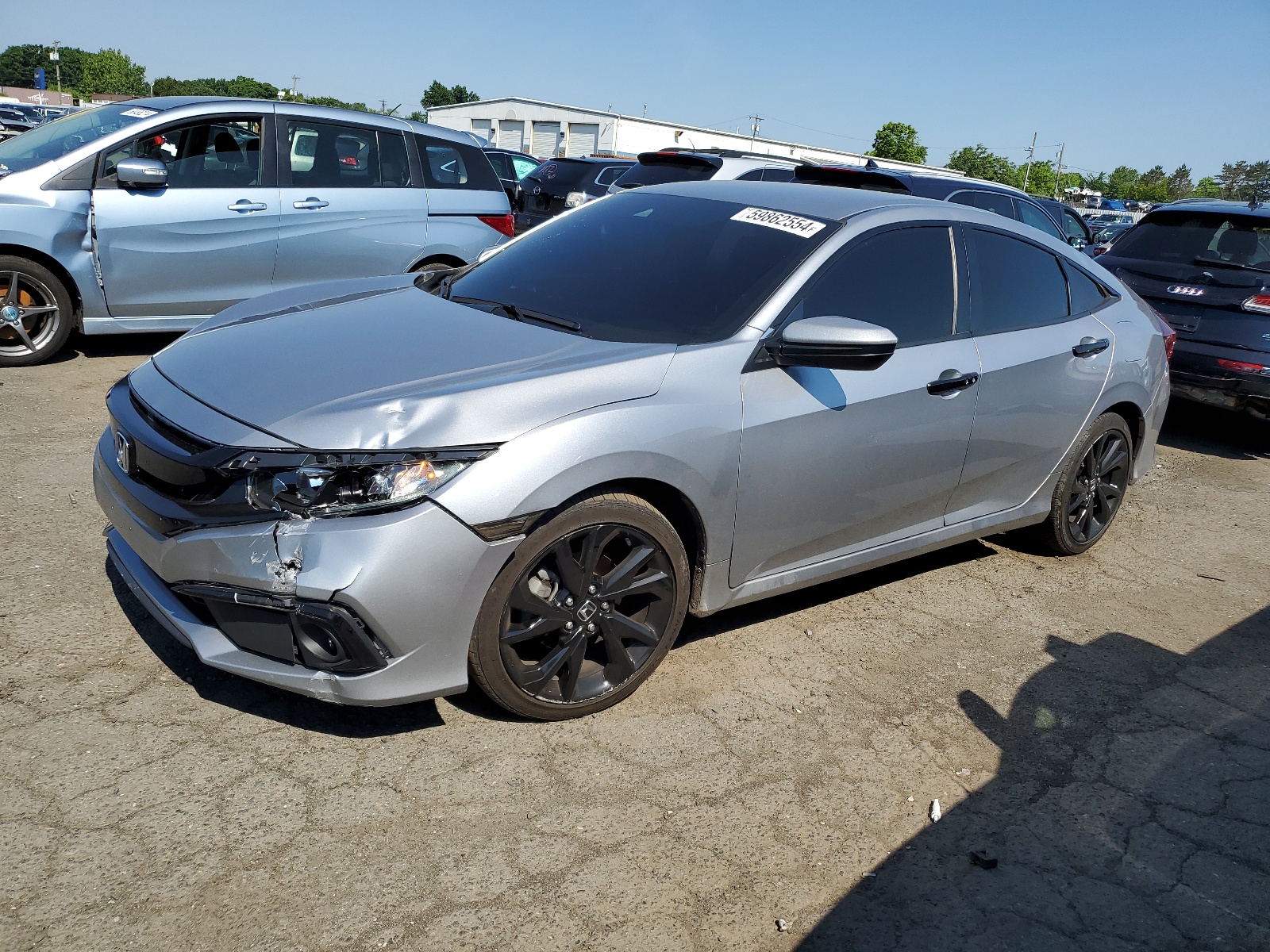 2019 Honda Civic Sport vin: 2HGFC2F8XKH542314